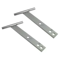 T-Bars Chromés pour Volkswagen Coccinelle 1200 ->73 & 1300 ->67 - par 2