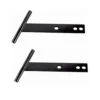 T-Bars noirs pour Volkswagen Coccinelle 1200 (-1973) & 1300 (-1967), paire