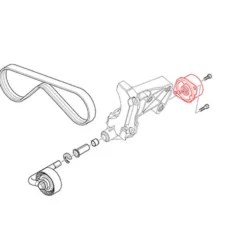 Tendeur pour courroie de climatiseur pour BMW Série 3 E46