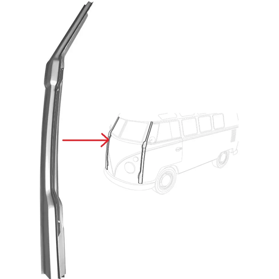 Tôle de montant avant droit "A Pilier" pour Bus VW Combi Split ->63