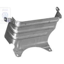 Tôle de protection droite en inox de tubes enveloppes pour VOLKSWAGEN Transporter T25 1.9 et 2.1 (05/1979-07/1992) - Origine VW