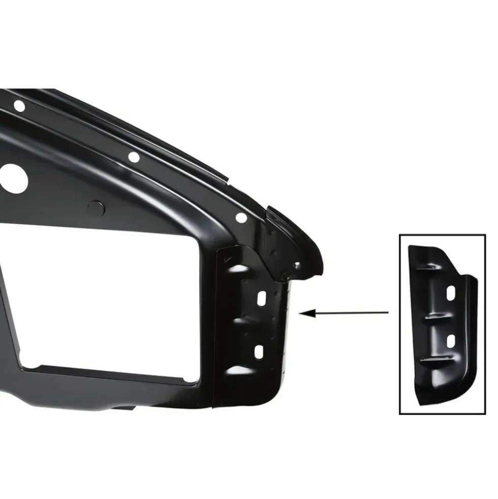 Tôle de réparation DANSK de doublure d'aile avant pour Porsche 911 type F et 912 (1969-1973) - côté droit