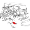 Tôle extérieure de marche avant droite pour VOLKSWAGEN Combi Bay Window (08/1972-07/1979)