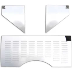 Tôles Inox poli à Louvers de compartiment moteur pour Volkswagen Coccinelle - 3 pièces