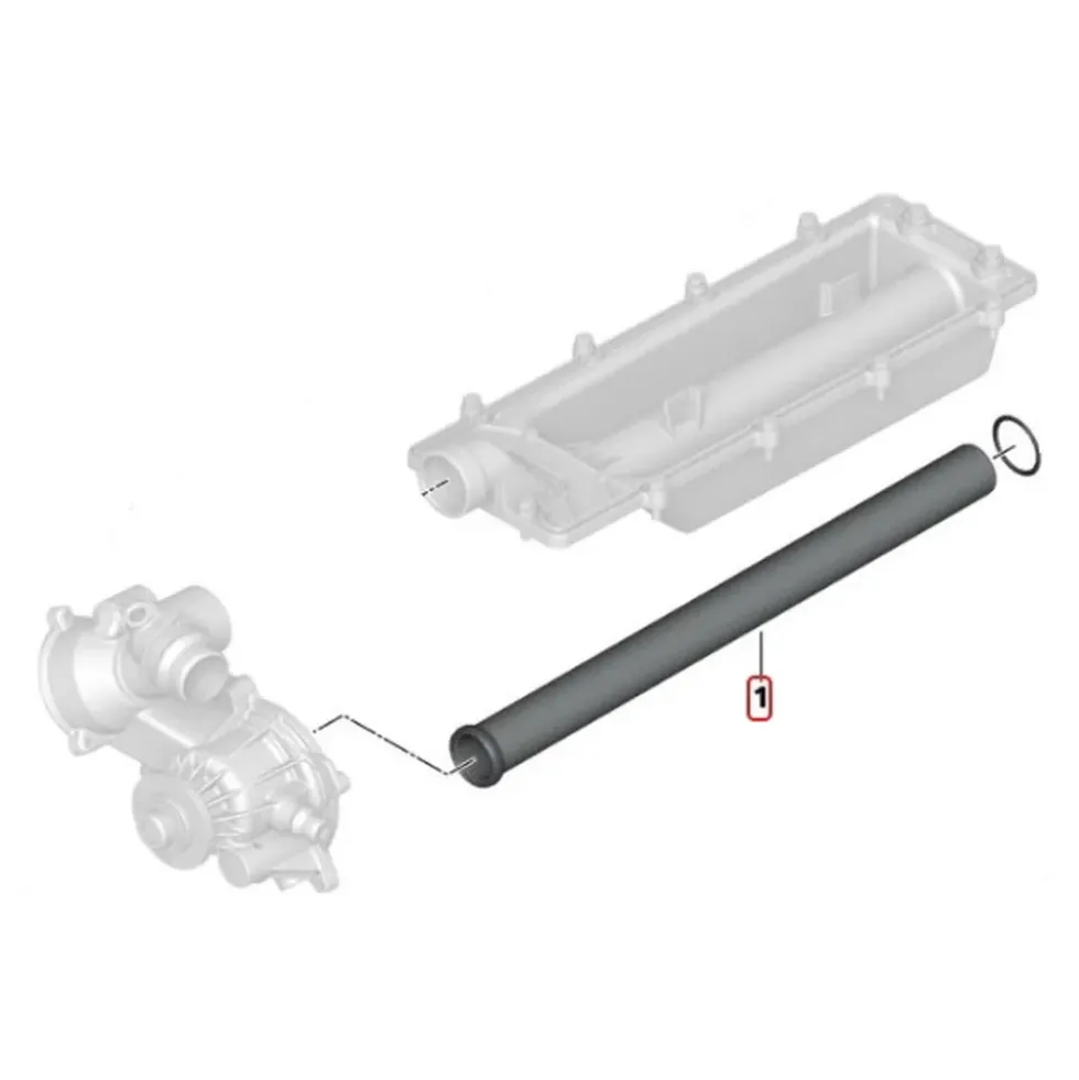 Tube d'alimentation de refroidissement type origine pour Bmw Série 7 E65 et E66 (03/2000-07/2008)