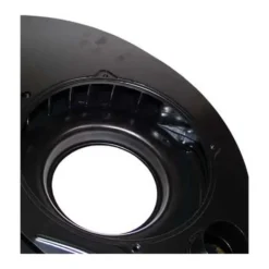Turbine double admission noire avec chauffage pour VOLKSWAGEN Combi Split Brazil (1957-1975)