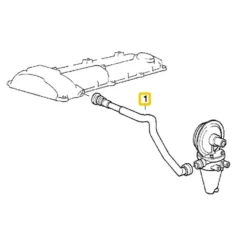 Tuyau de reniflard pour BMW E39 6 cylindres ->09/98