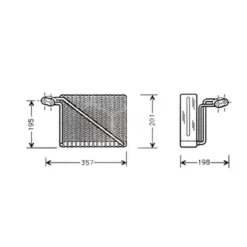 Évaporateur de climatisation pour Audi A4 (B5) depuis 07/96 ->