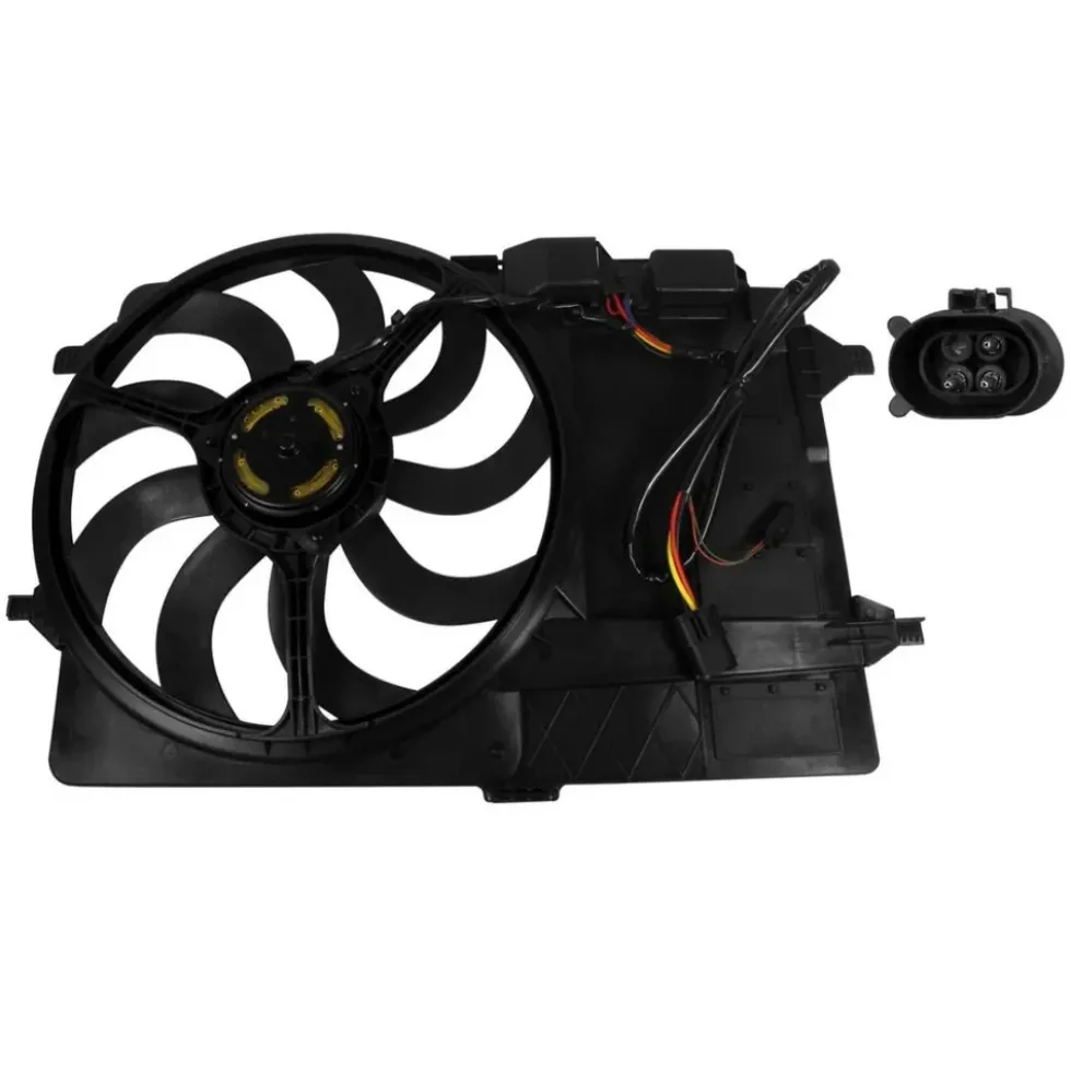 Ventilateur électrique de radiateur 300W pour MINI II R50 R53 Berline et R52 Cabriolet avec climatisation (-02/2003) - moteurs W10B16 W11B16