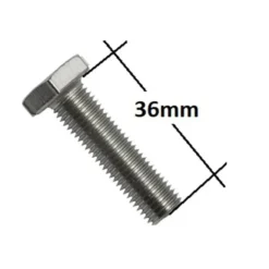 Vis courte de ventilateur d'hélice plastique pour AMI - 36mm