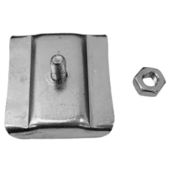 Vis de fixation en métal de moulure chromée de bas de caisse pour BMW Série 02 E10 phase 1 et 2 (03/1966-07/1977)