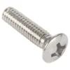 Vis tête fraisée bombée inox M4x16 Din 966