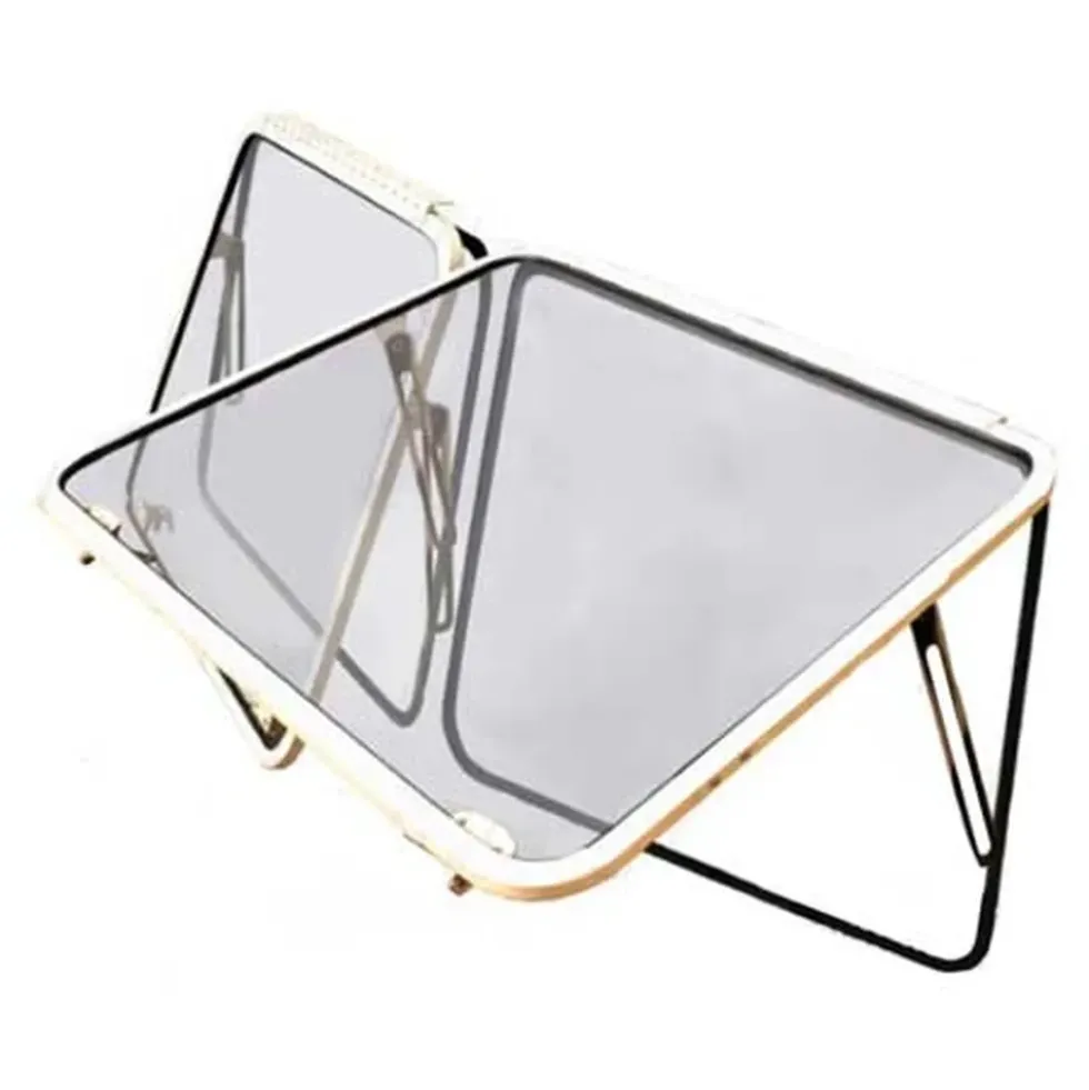 Vitres Safari avant en alu poli pour VOLKSWAGEN Combi Split (03/1955-07/1967)